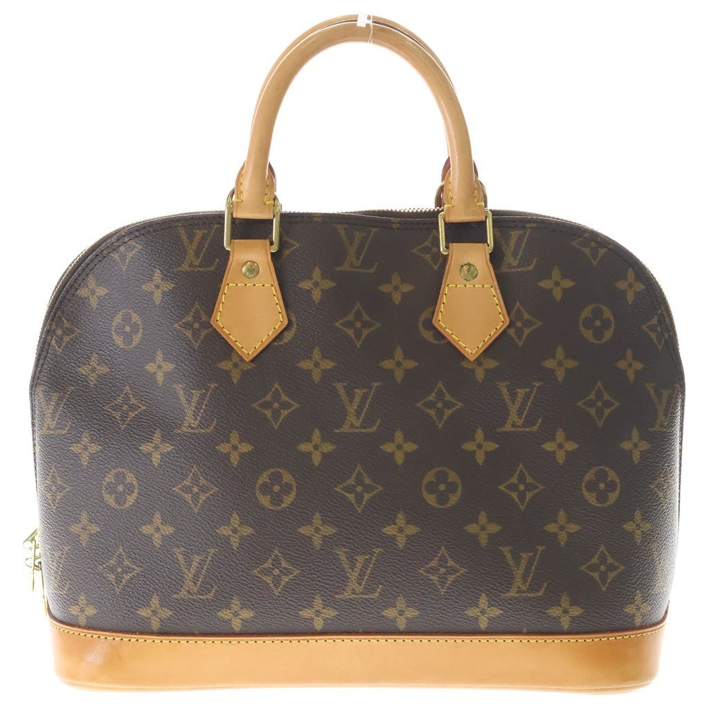 LOUIS VUITTON(ルイヴィトン) モノグラム アルマPM 新型 ハンドバッグ ショルダーバッグ ブラウン レザー×PVC M53151 ゴールド金具 レディース