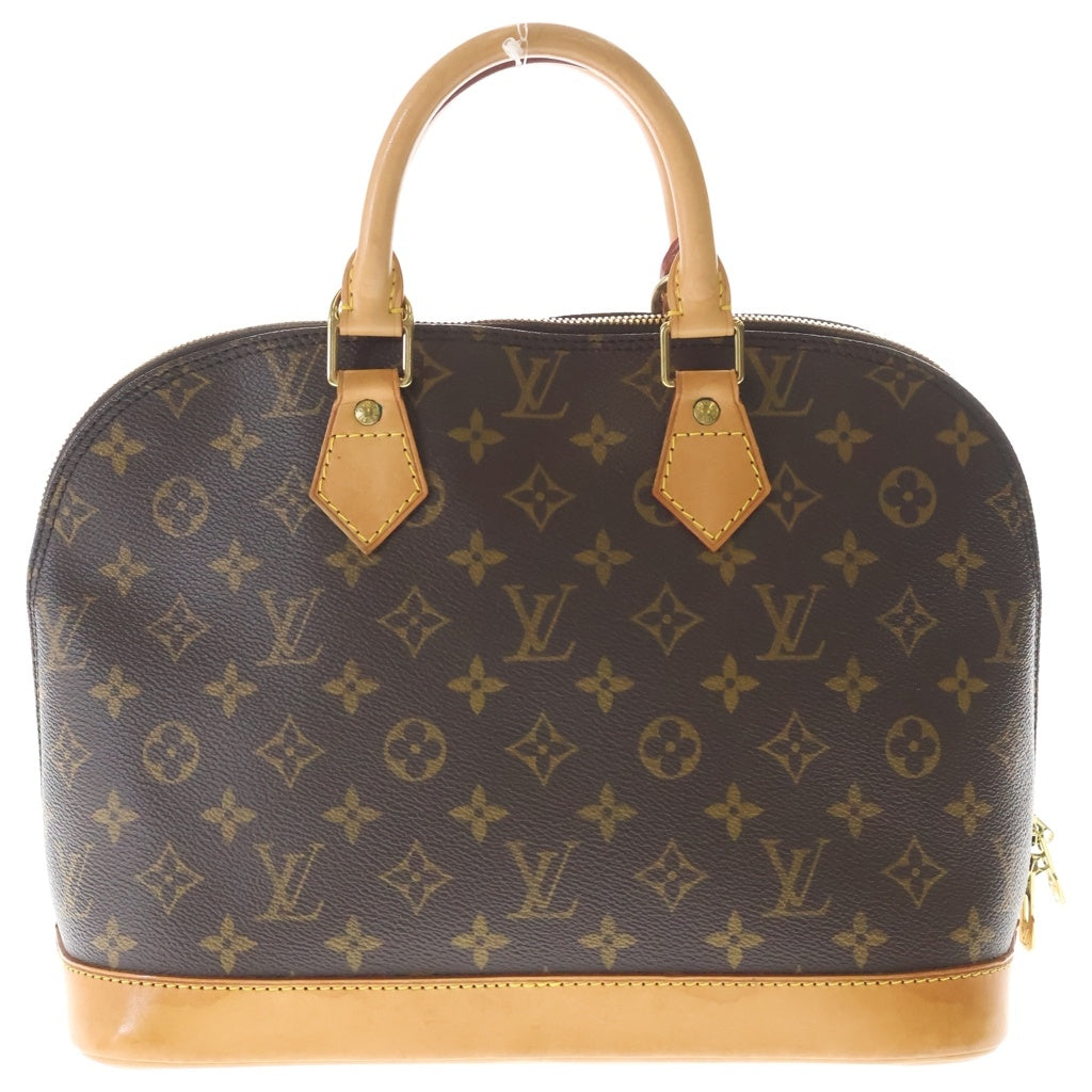 LOUIS VUITTON(ルイヴィトン) モノグラム アルマPM 新型 ハンドバッグ ショルダーバッグ ブラウン レザー×PVC M53151 ゴールド金具 レディース