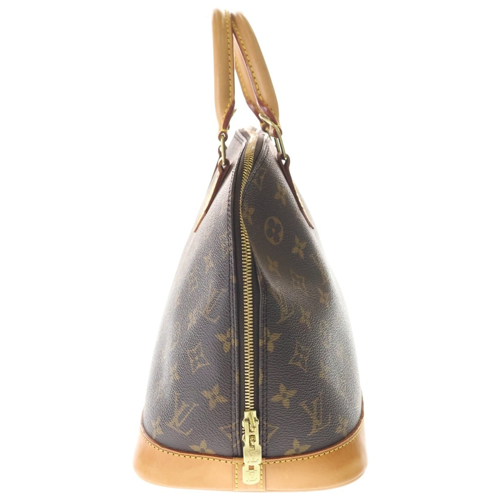 LOUIS VUITTON(ルイヴィトン) モノグラム アルマPM 新型 ハンドバッグ ショルダーバッグ ブラウン レザー×PVC M53151 ゴールド金具 レディース