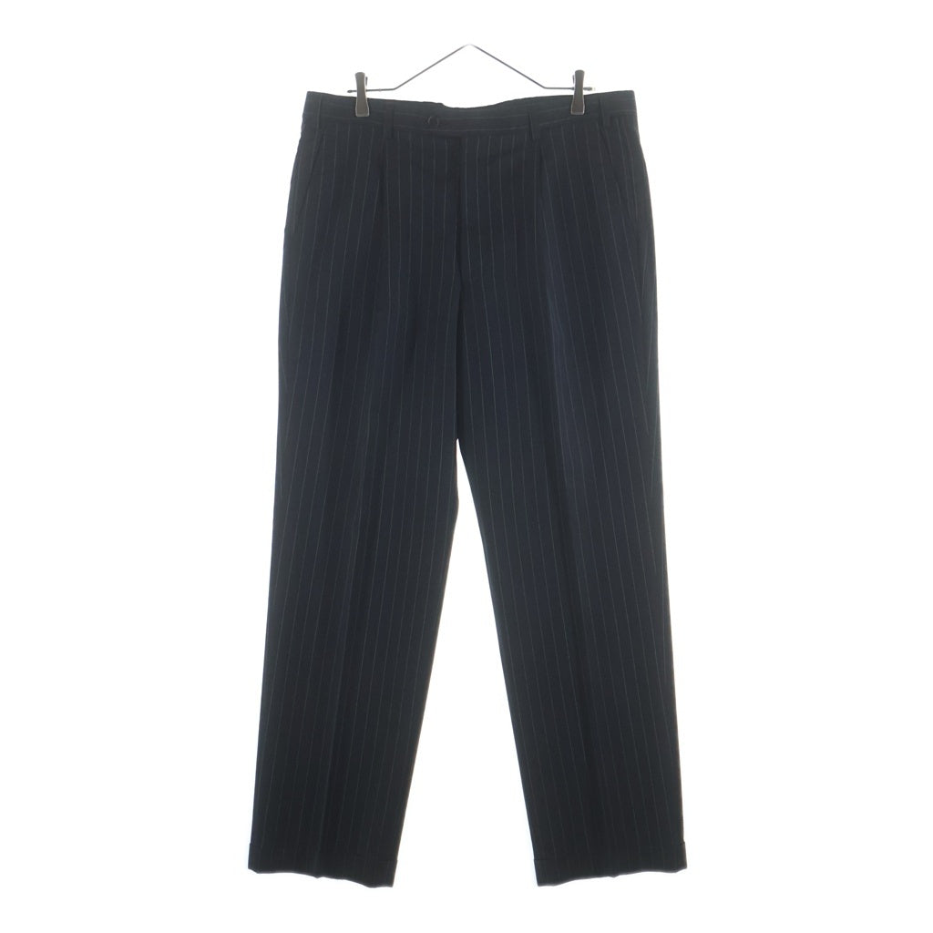 GIORGIO ARMANI(ジョルジオアルマーニ) ストライプ セットアップスーツ ジャケット スラックス ダークネイビー