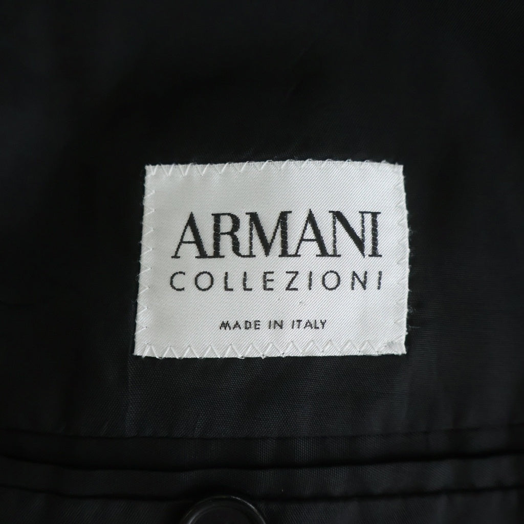 GIORGIO ARMANI(ジョルジオアルマーニ) ストライプ セットアップスーツ ジャケット スラックス ダークネイビー