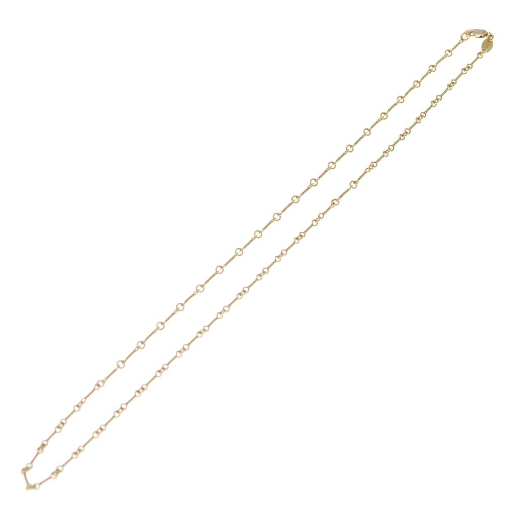 CHROME HEARTS(クロムハーツ) 22K NECKCHAIN T18 ツイストチェーンネックレス 18inch ゴールド BCA014