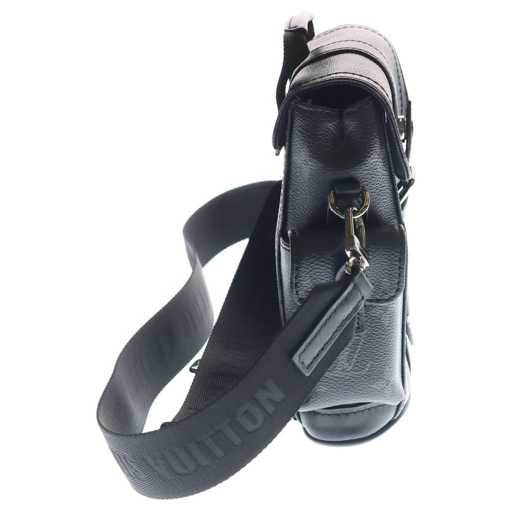 LOUIS VUITTON(ルイヴィトン) モノグラム エクリプス ナノ クリストファー 2WAYバッグ ショルダーバッグ ブラック ノワール PVCレザー M82769 シルバー金具 レディース