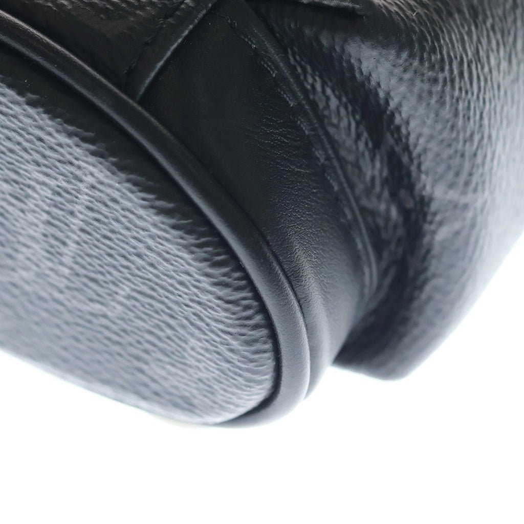 LOUIS VUITTON(ルイヴィトン) モノグラム エクリプス ナノ クリストファー 2WAYバッグ ショルダーバッグ ブラック ノワール PVCレザー M82769 シルバー金具 レディース