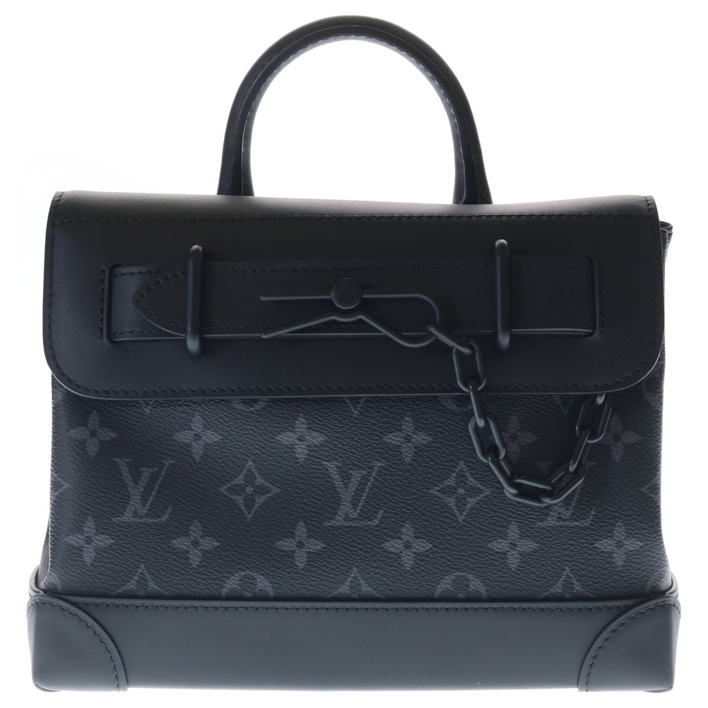 LOUIS VUITTON(ルイヴィトン) モノグラム エクリプス スティーマー PM ショルダーバッグ ブラック ノワール PVCレザー M46953 ブラック金具