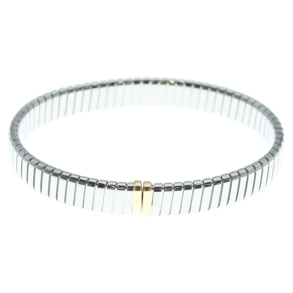 BVLGARI(ブルガリ) トゥボガス バングル ブレスレット シルバー×イエローゴールド Au750/SS レディース