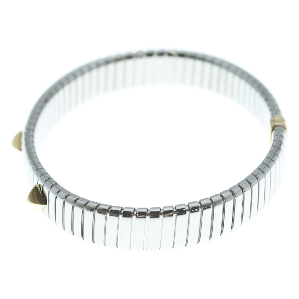 BVLGARI(ブルガリ) トゥボガス バングル ブレスレット シルバー×イエローゴールド Au750/SS レディース