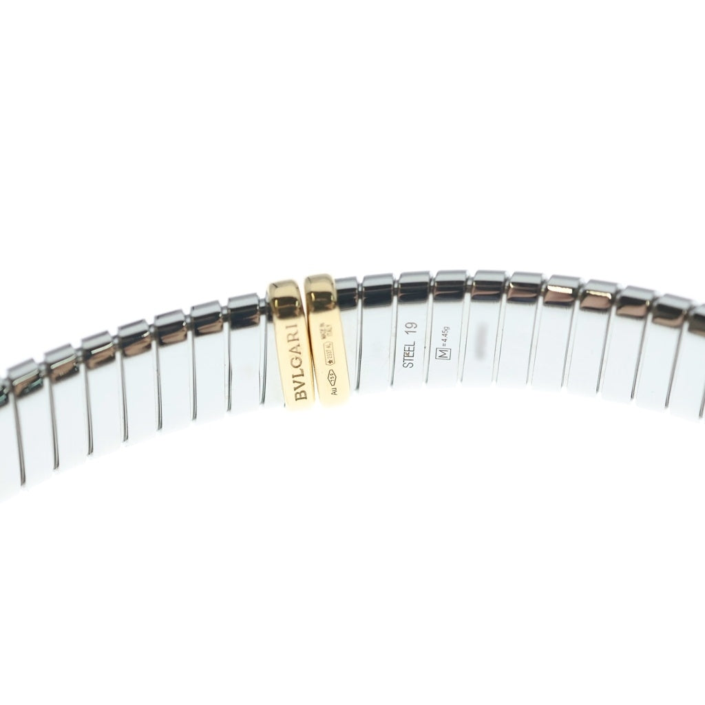 BVLGARI(ブルガリ) トゥボガス バングル ブレスレット シルバー×イエローゴールド Au750/SS レディース