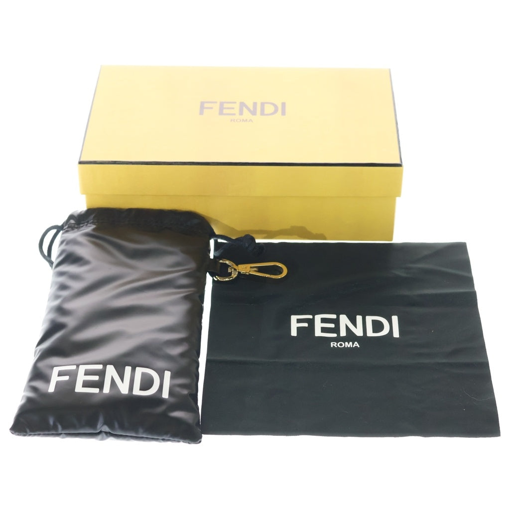 FENDI(フェンディ) ロゴ スクエア サングラス ブラック #56□16
