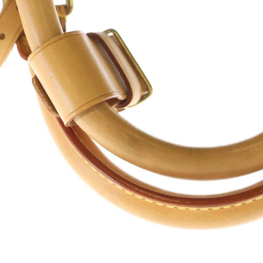 LOUIS VUITTON(ルイヴィトン) モノグラム キーポル50 ボストンバッグ ハンドバッグ トラベルバッグ ブラウン レザー×PVC M41424 ゴールド金具 レディース