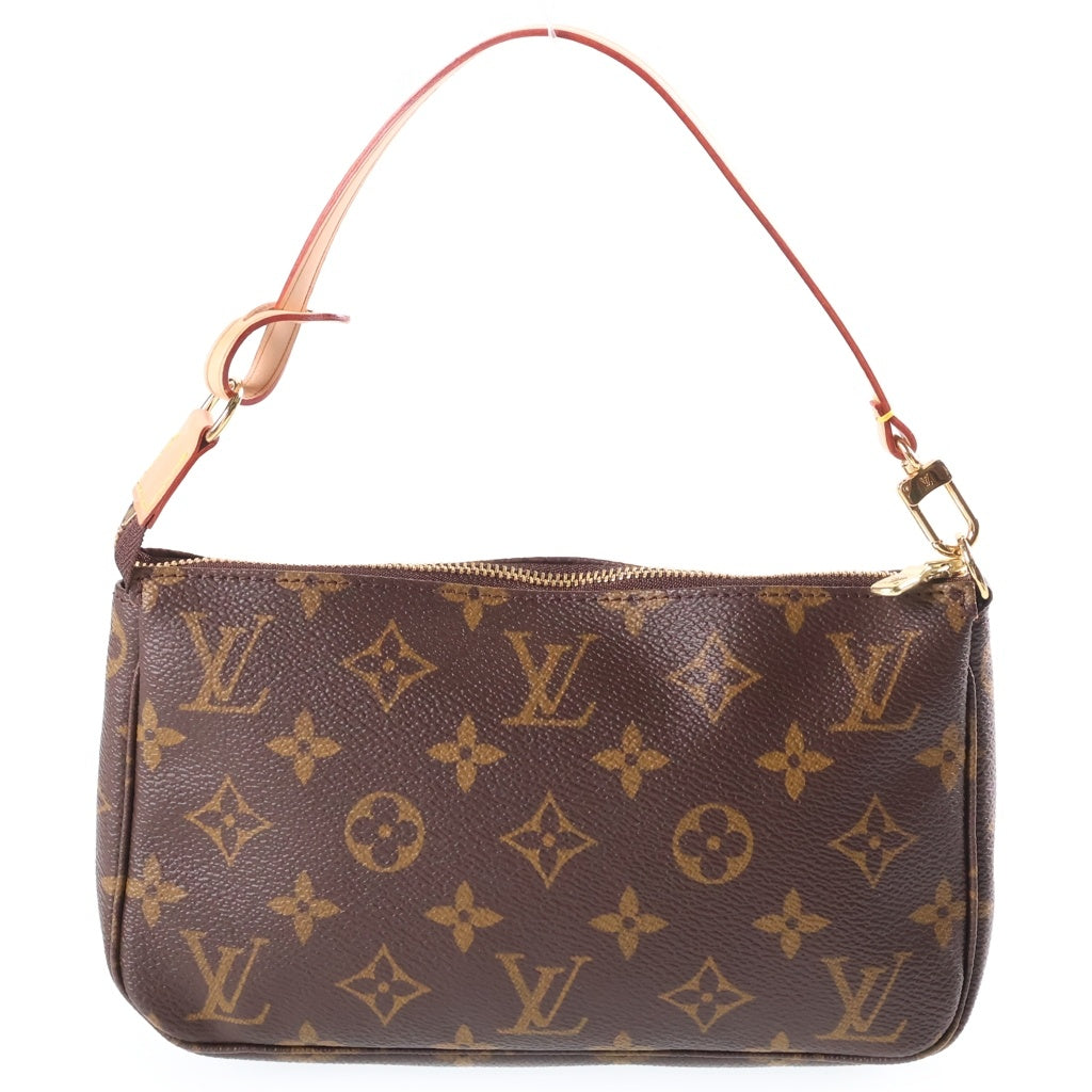 LOUIS VUITTON(ルイヴィトン) モノグラム アクセソワール PVC レザー ハンドバッグ アクセサリーポーチ ブラウン M51980 レディース