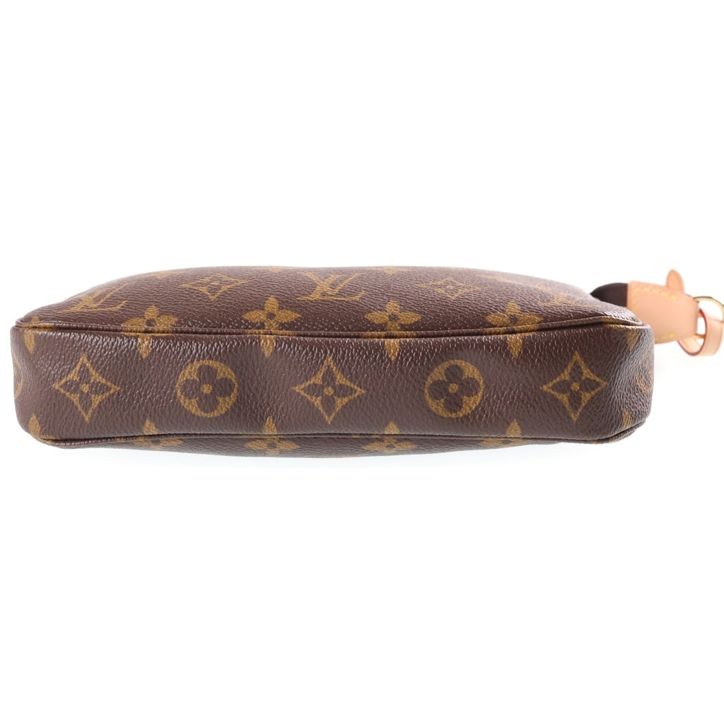 LOUIS VUITTON(ルイヴィトン) モノグラム アクセソワール PVC レザー ハンドバッグ アクセサリーポーチ ブラウン M51980 レディース