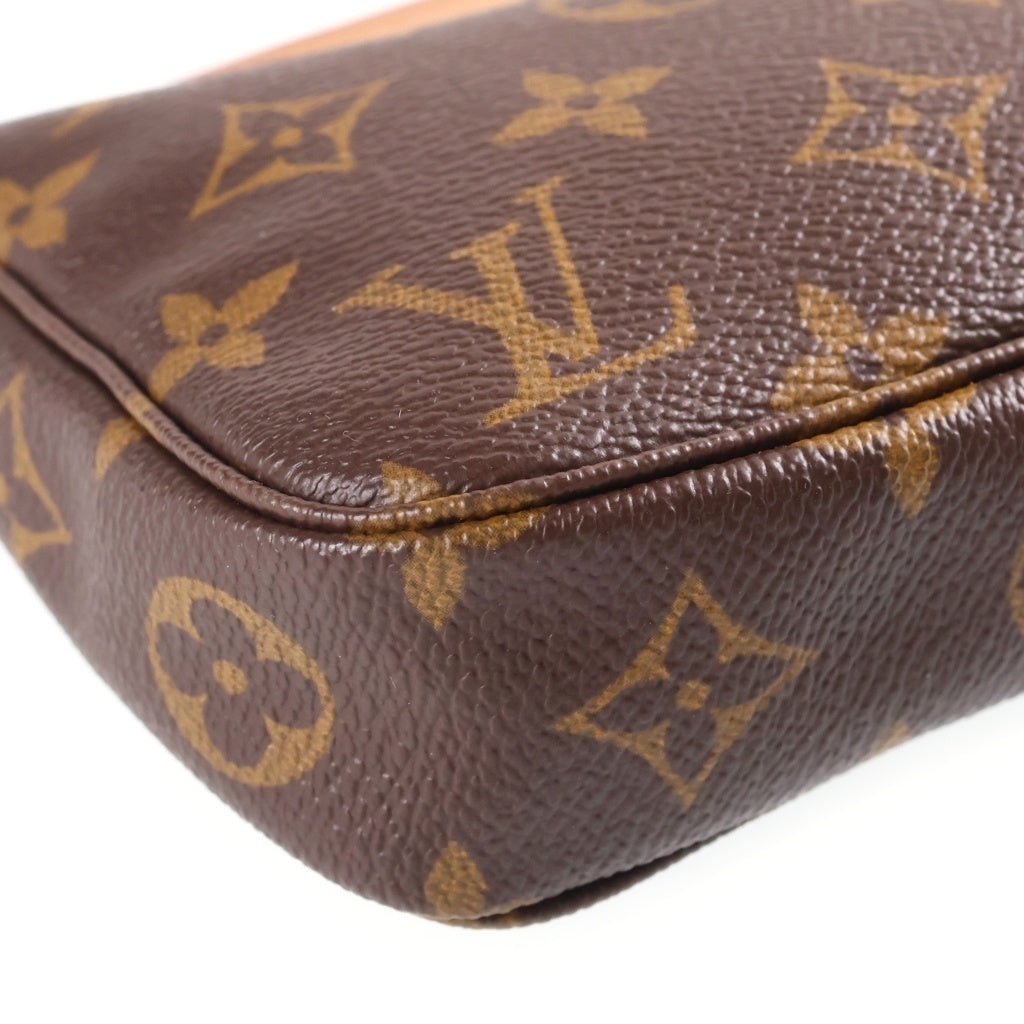 LOUIS VUITTON(ルイヴィトン) モノグラム アクセソワール PVC レザー ハンドバッグ アクセサリーポーチ ブラウン M51980 レディース