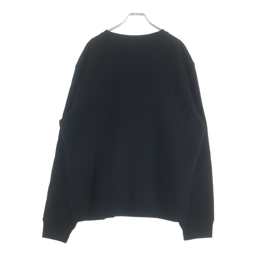 LOEWE(ロエベ) REGULAR FIT SWEATSHIRT レギュラーフィット クルーネックスウェット ロゴ刺繍 ブラック #L H526Y24J2