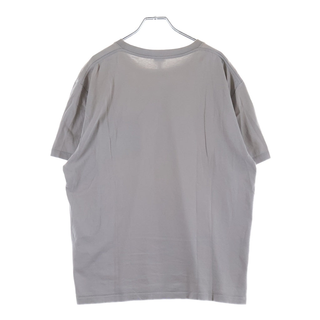 LOEWE(ロエベ) 22AW アナグラム ロゴ刺繍 半袖コットンTシャツ カットソー 胸ポケット グレー H526Y22X99