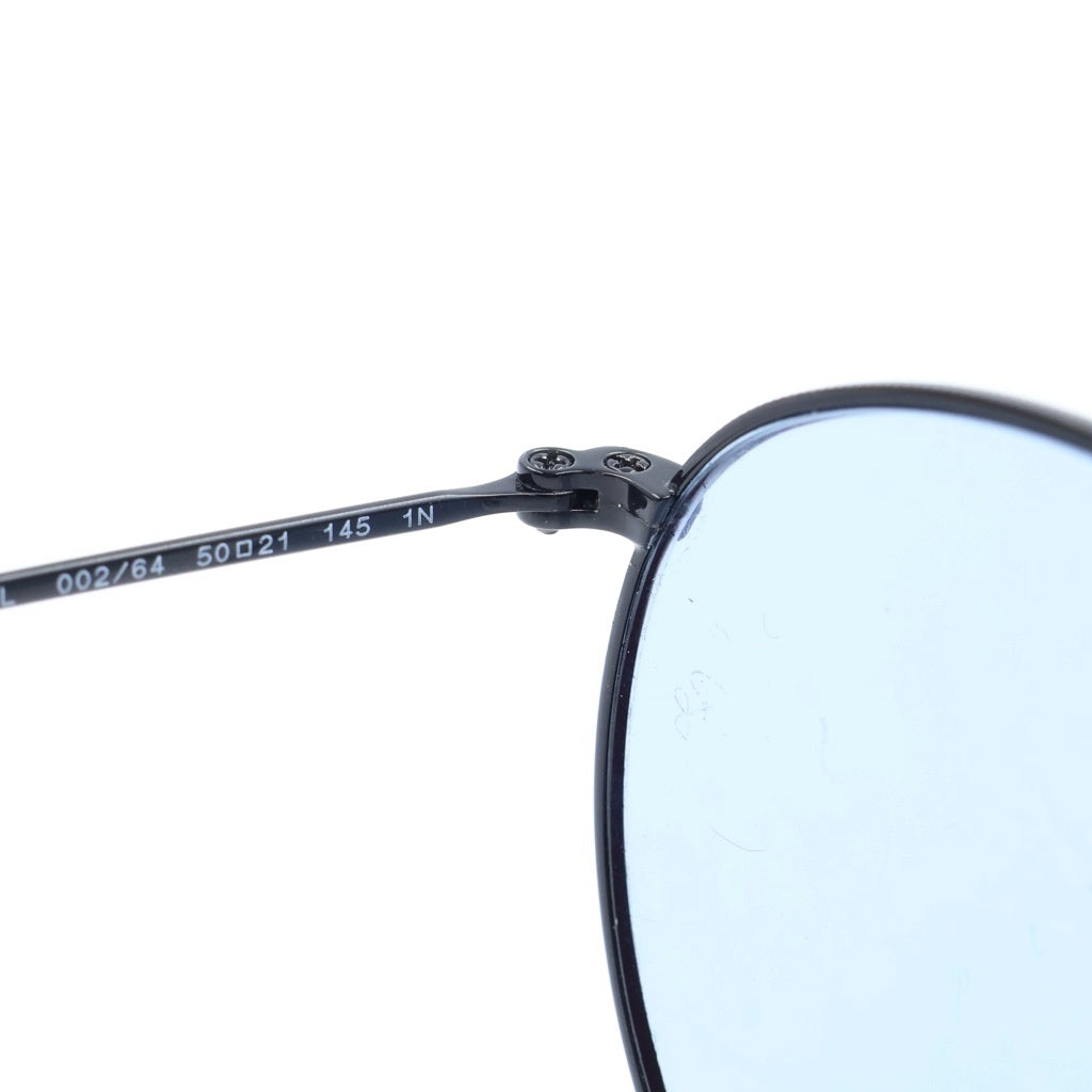 Ray Ban(レイバン) RB3447 ROUND METAL ラウンドメタル サングラス アイウェア メガネ 眼鏡 ブラック/ブルー