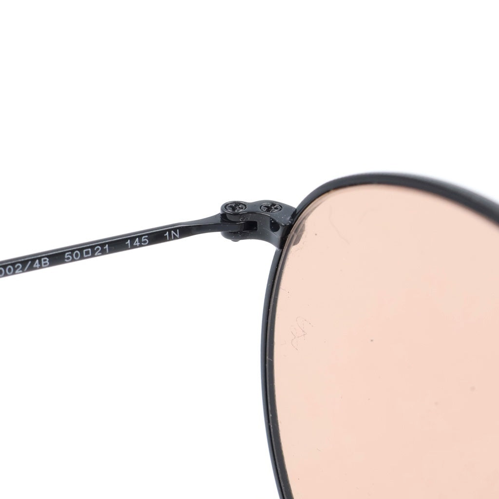 Ray Ban(レイバン) RB3447 ROUND METAL ラウンドメタル サングラス アイウェア メガネ 眼鏡 ブラック/ピンク