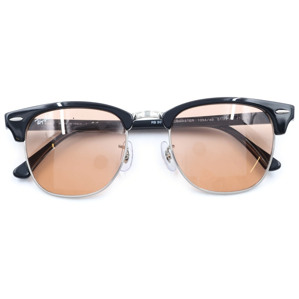 Ray Ban(レイバン) RB3016 CLUBMASTER CLASSIC クラブマスタークラシック サングラス アイウェア メガネ 眼鏡 ブラック/ブラウン
