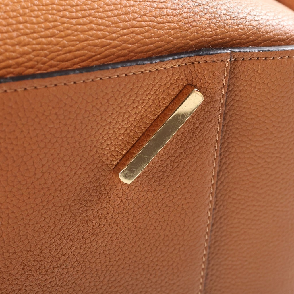 LOEWE(ロエベ) ハンモック ミディアム ショルダーバッグ ブラウン レザー ゴールド金具 レディース