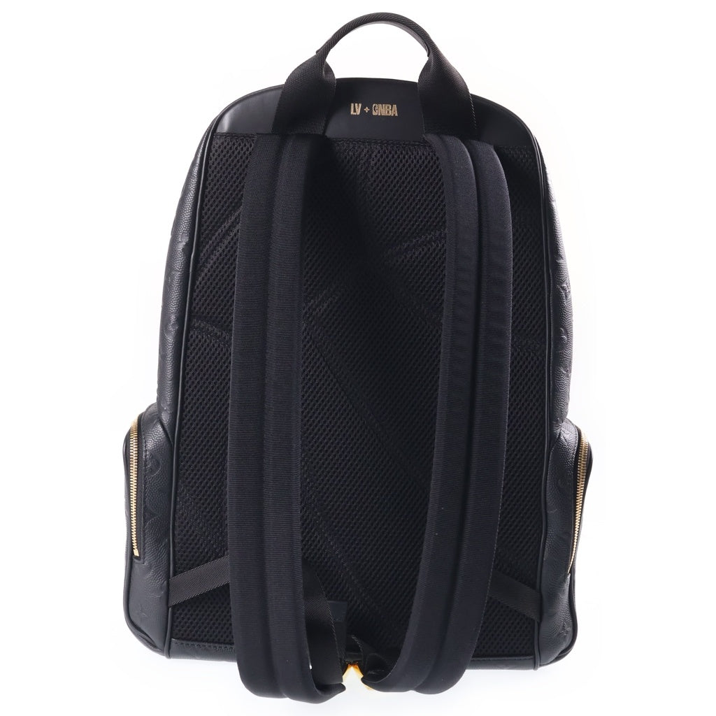 LOUIS VUITTON(ルイヴィトン) NBAコラボ モノグラムアンプラント バスケット バッグパック リュックサック ブラック レザー M57972 レディース