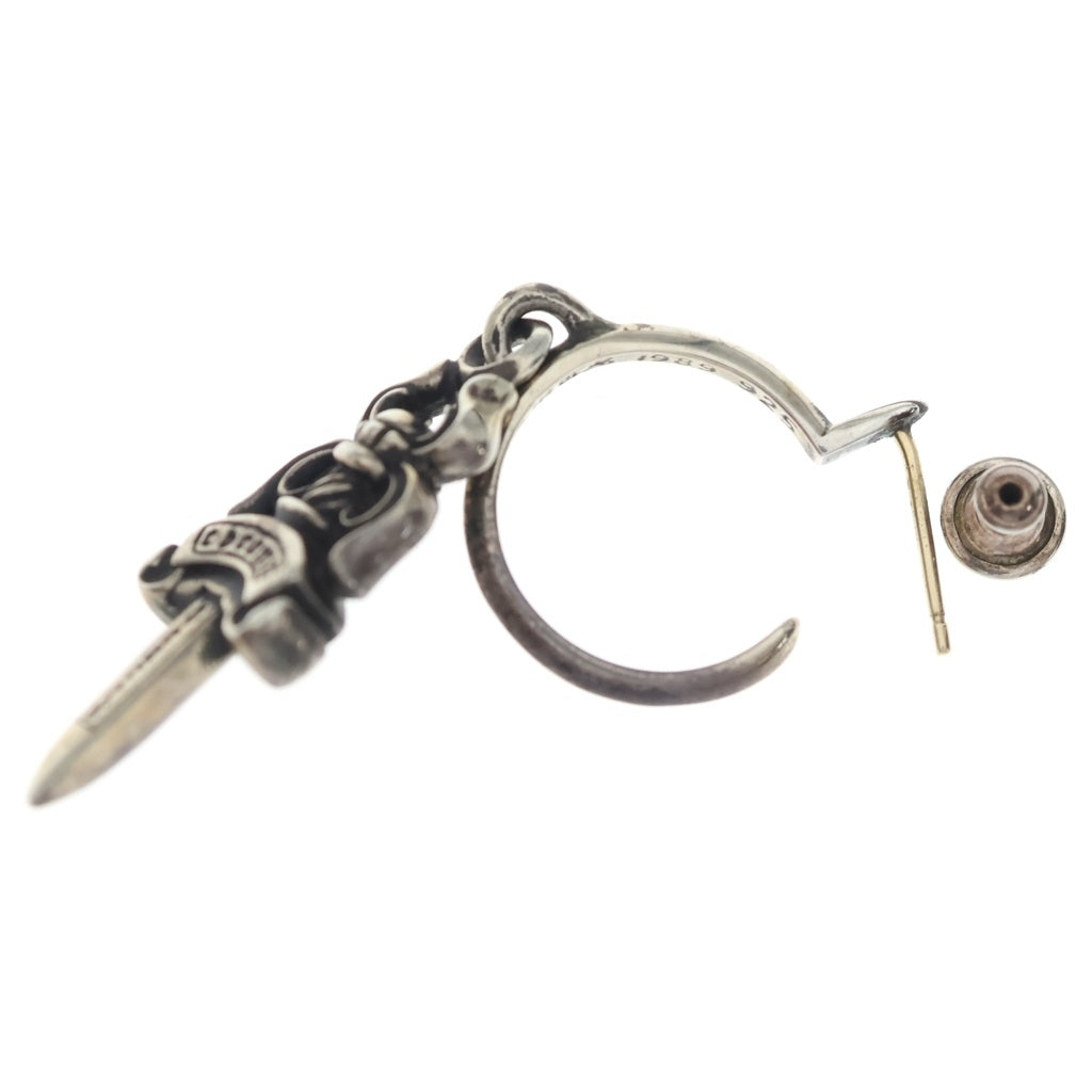 CHROME HEARTS(クロムハーツ) No5 DAGGER #5 ダガー フープ ピアス SV925 シルバー BCA106