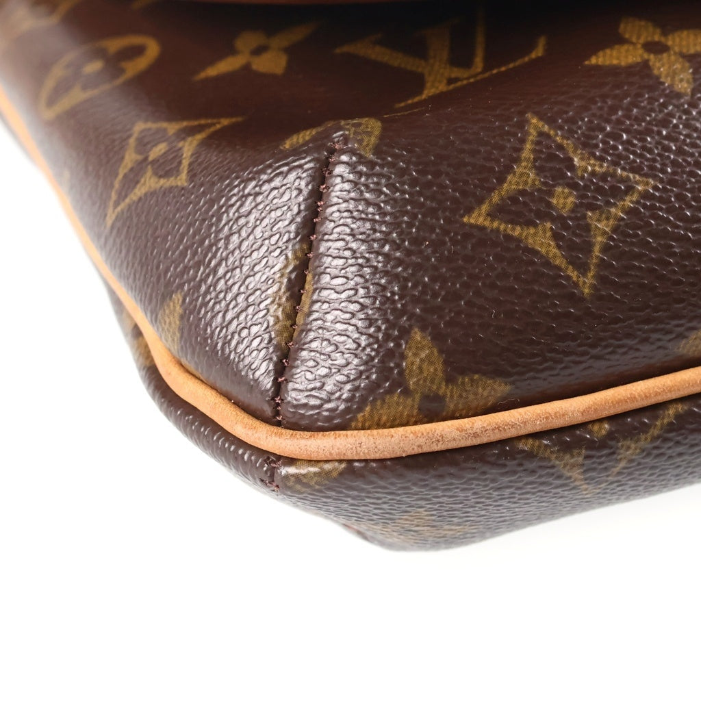 LOUIS VUITTON(ルイヴィトン) モノグラム ミュゼット・タンゴ ロングストラップ ショルダーバッグ ハンドバッグ ブラウン PVC×レザー M51388 レディース