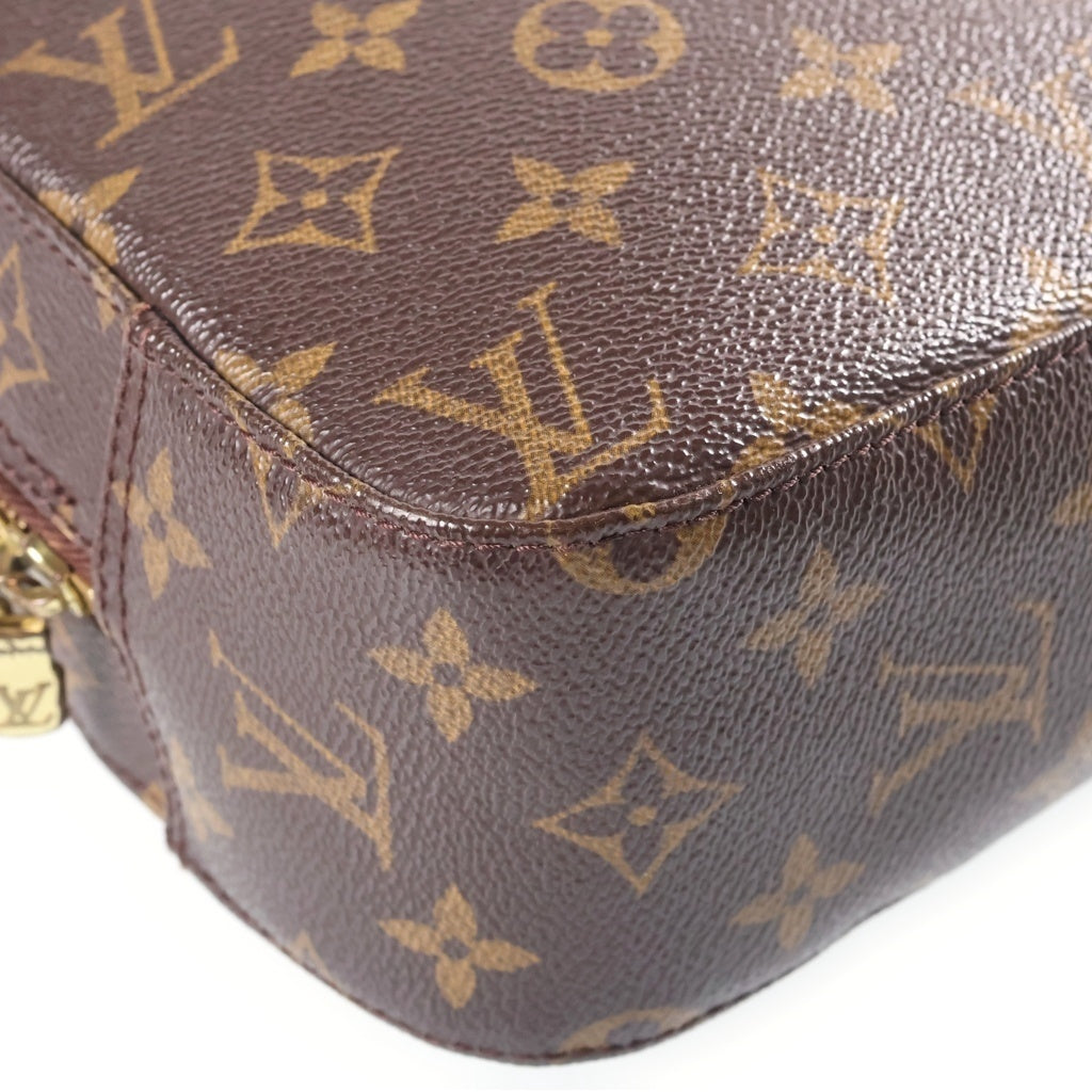 LOUIS VUITTON(ルイヴィトン) モノグラム スポンティーニ 2WAYハンドバッグ ショルダーバッグ ブラウン PVCレザー M47500 ゴールド金具 レディース