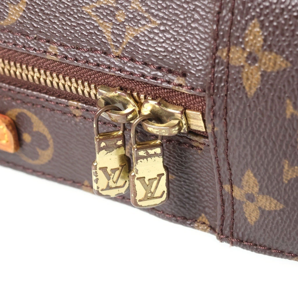 LOUIS VUITTON(ルイヴィトン) モノグラム スポンティーニ 2WAYハンドバッグ ショルダーバッグ ブラウン PVCレザー M47500 ゴールド金具 レディース