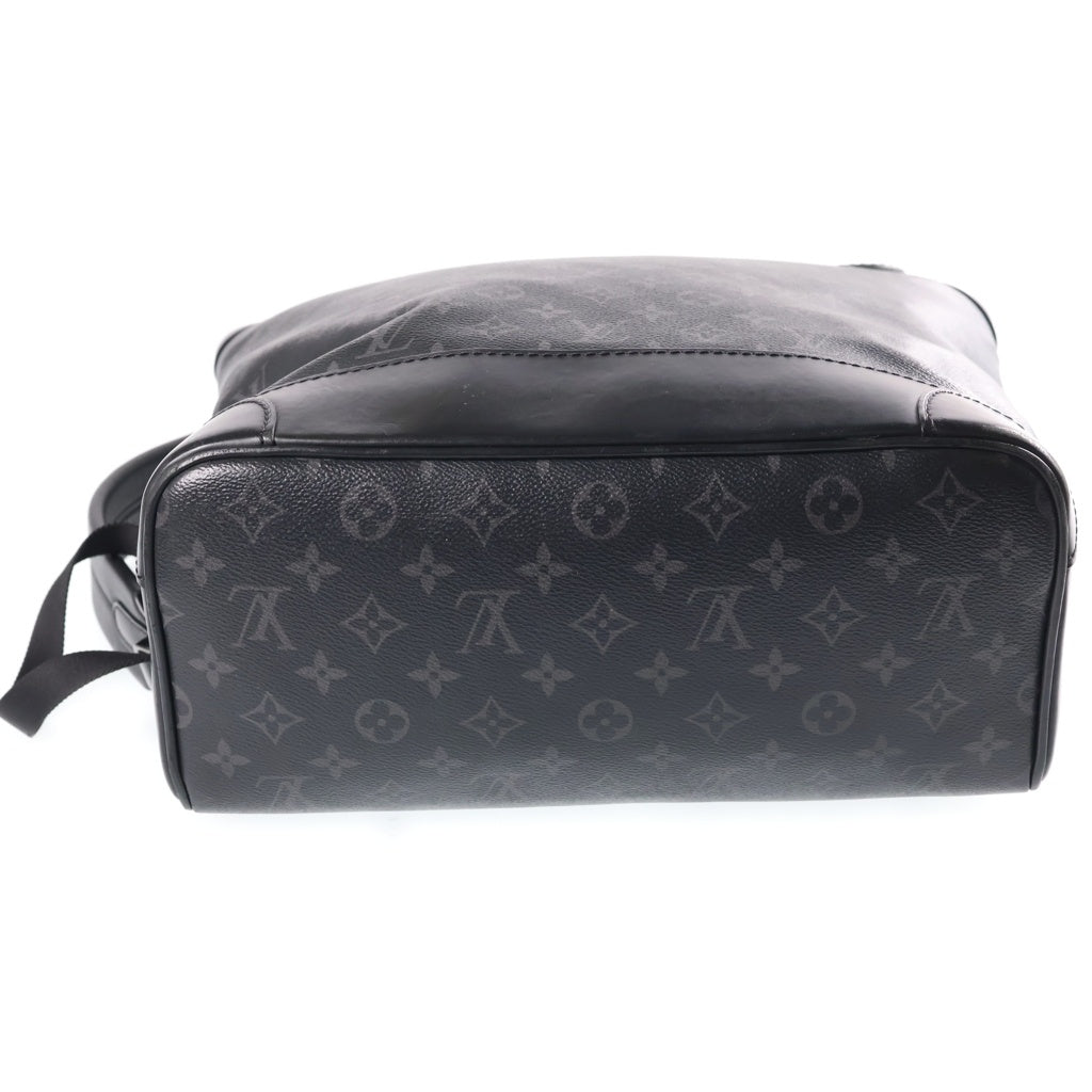 LOUIS VUITTON(ルイヴィトン) モノグラムエクリプス スティーマー リュックサック バックパック ブラック レザー×PVC M44052 シルバー金具