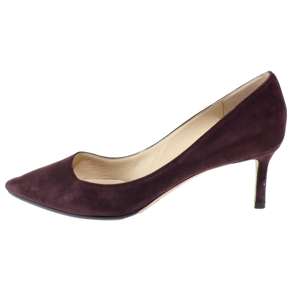 JIMMY CHOO(ジミーチュウ) スエード パンプス ハイヒール シューズ ブラウン レディース