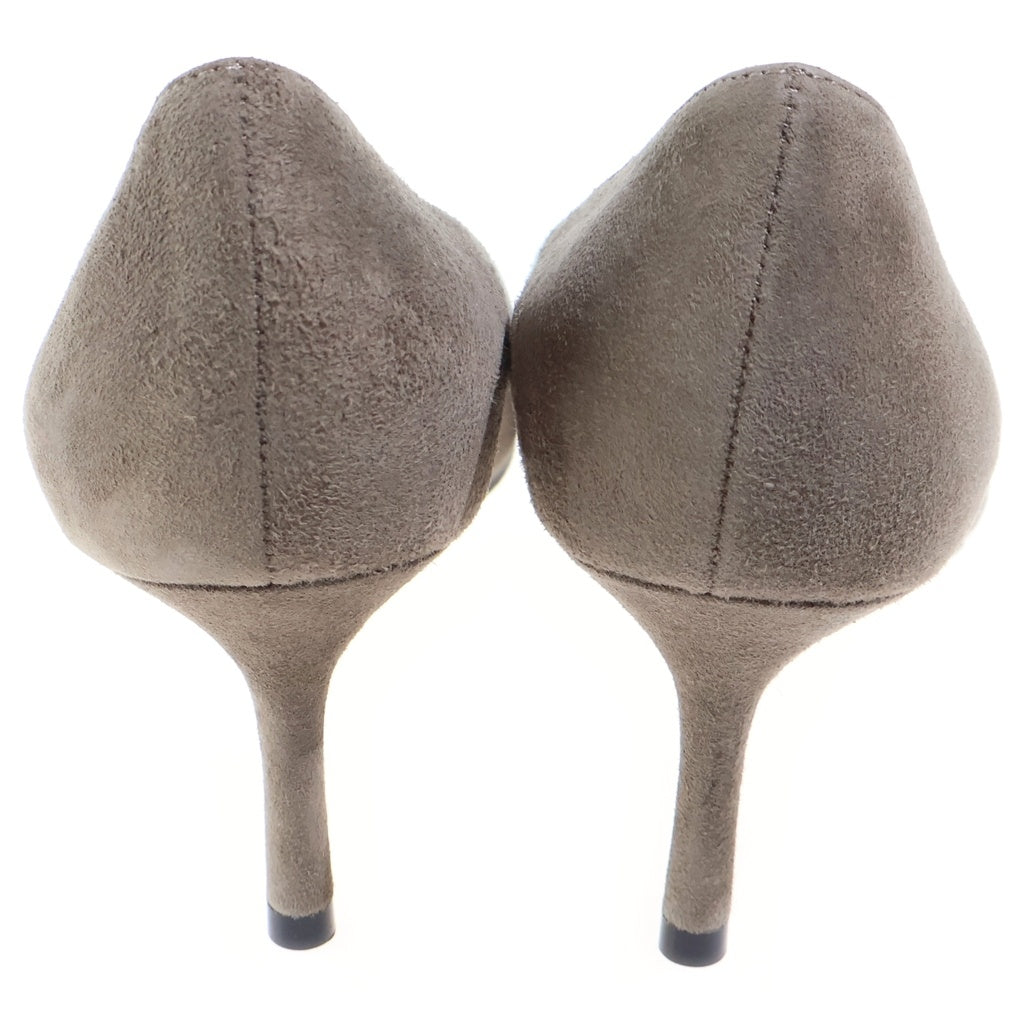 JIMMY CHOO(ジミーチュウ) スエード パンプス ハイヒール シューズ グレー レディース