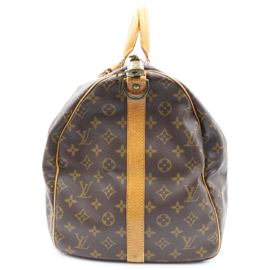 LOUIS VUITTON(ルイヴィトン) キーポル バンドリエール55 モノグラム PVC レザー 2WAY ハンド ショルダーバッグ ブラウン M41414 レディース