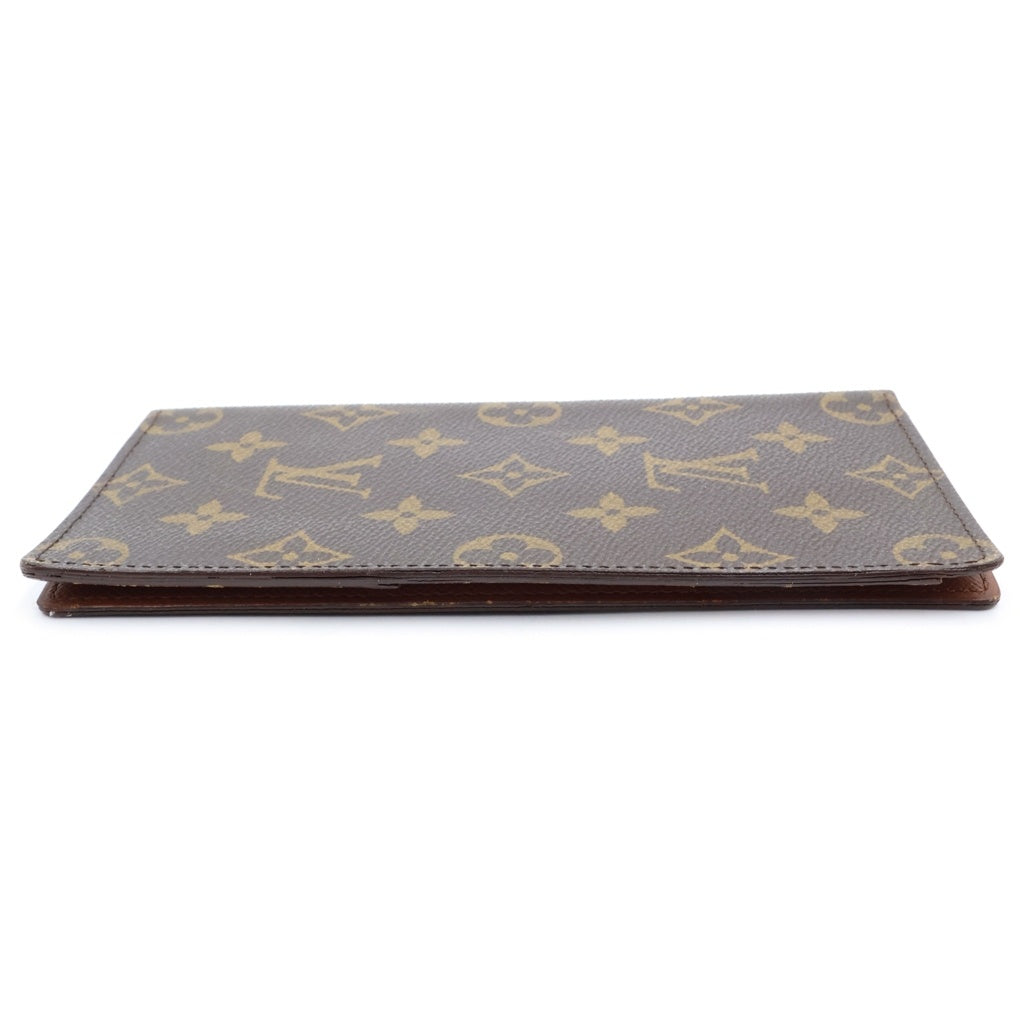 LOUIS VUITTON(ルイヴィトン) モノグラム ポルトバルール・カルト クレディ ロングウォレット 長財布 カードケース ブラウン レザー×PVC M61823 レディース