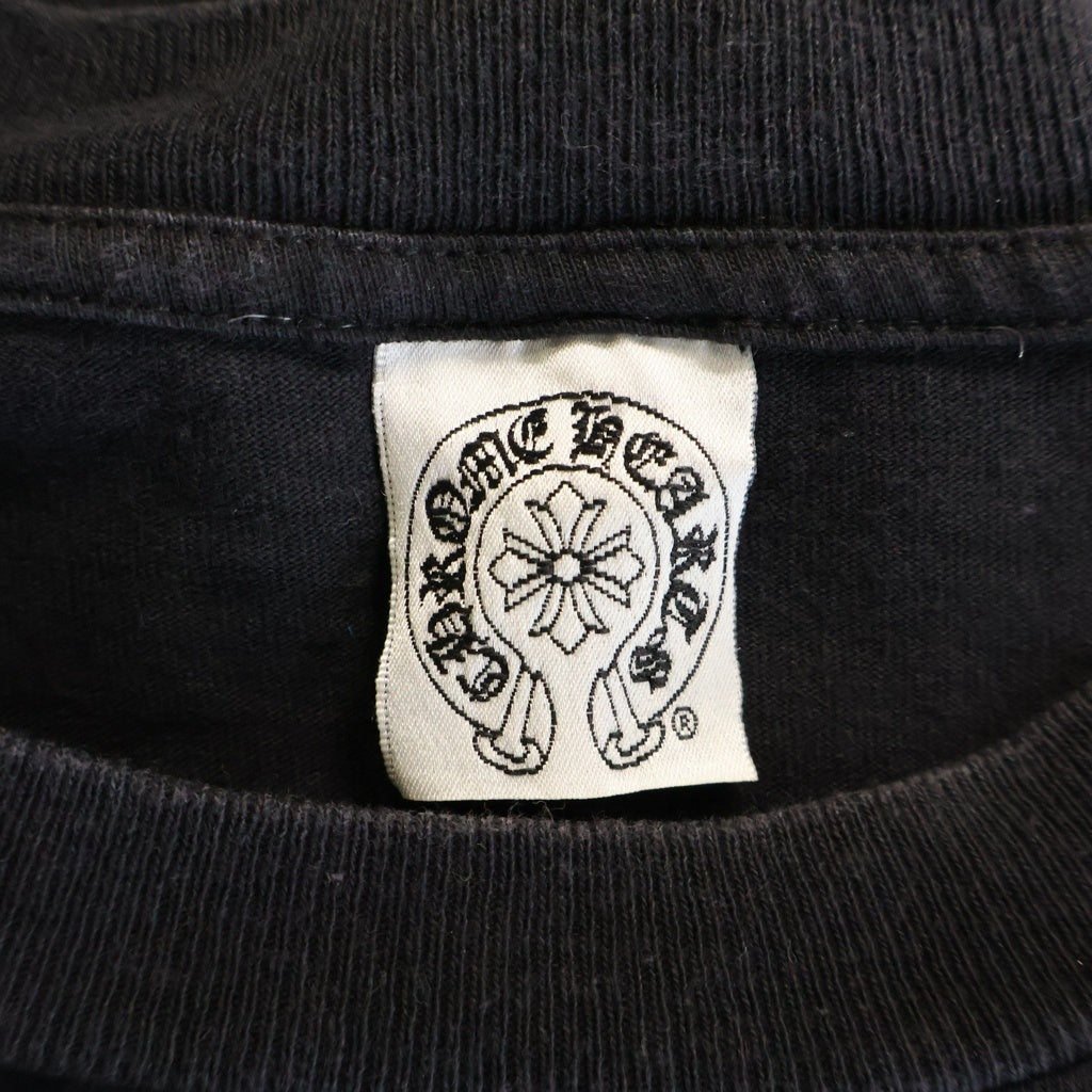 CHROME HEARTS(クロムハーツ) OLD オールド 袖フローラルプリント 長袖Tシャツ カットソー ブラック