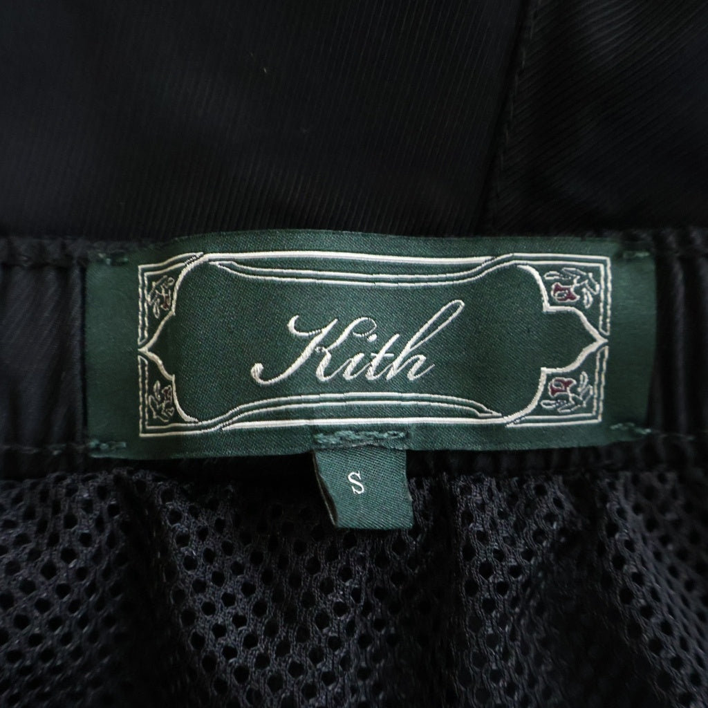 KITH(キス) ロゴ プリント ハーフパンツ ブラック 25-032-060-0004-7-0