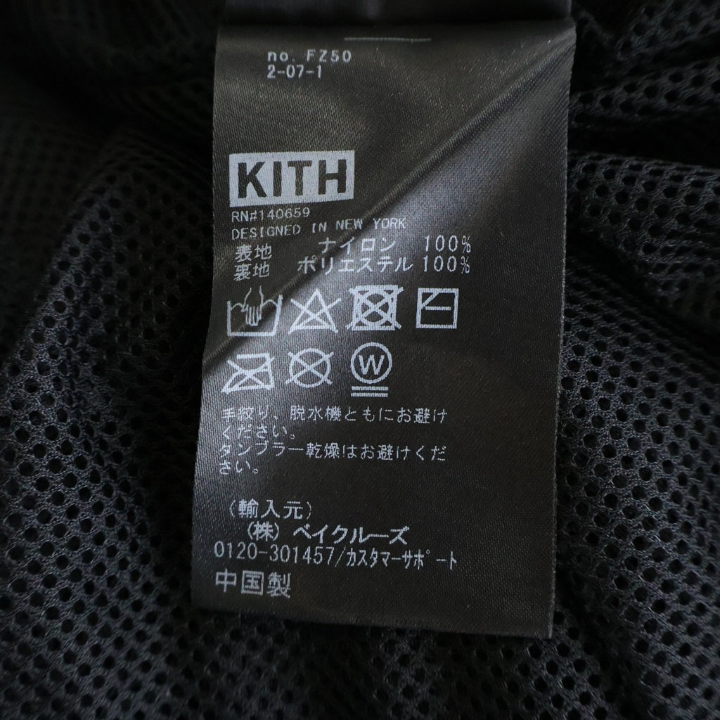 KITH(キス) ロゴ プリント ハーフパンツ ブラック 25-032-060-0004-7-0