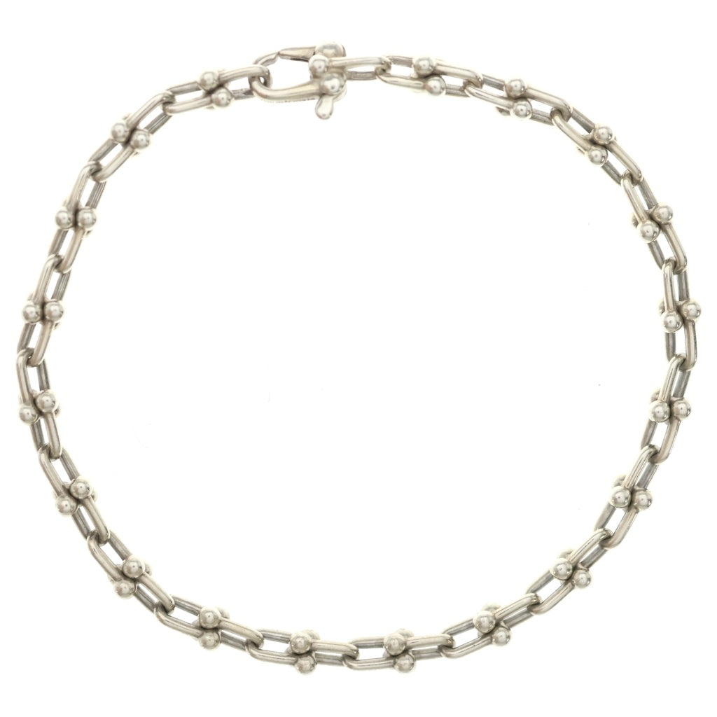 TIFFANY & Co.(ティファニー) ハードウェア マイクロ リンク ブレスレット SV925 シルバー レディース