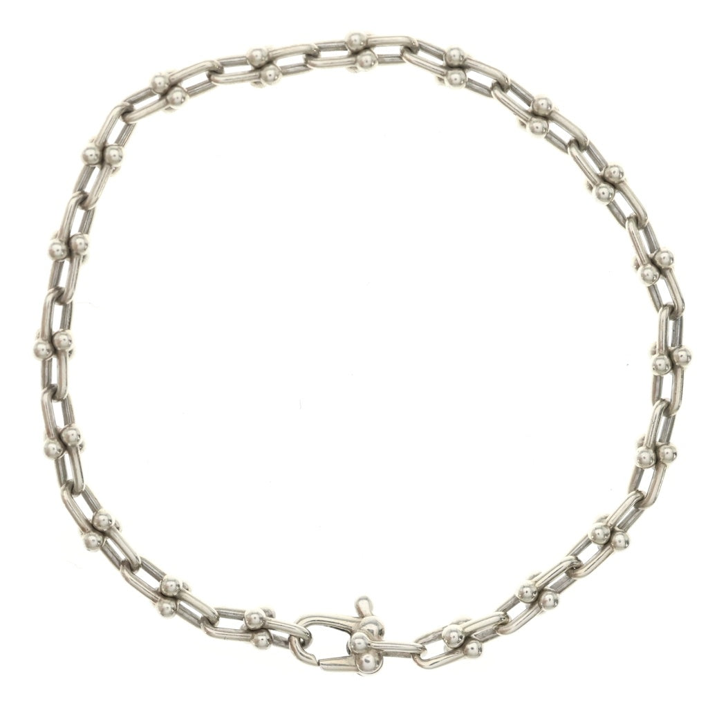 TIFFANY & Co.(ティファニー) ハードウェア マイクロ リンク ブレスレット SV925 シルバー レディース