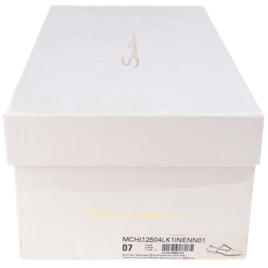 Santoni(サントーニ) ストレートチップシューズ 革靴 ブラック レザー