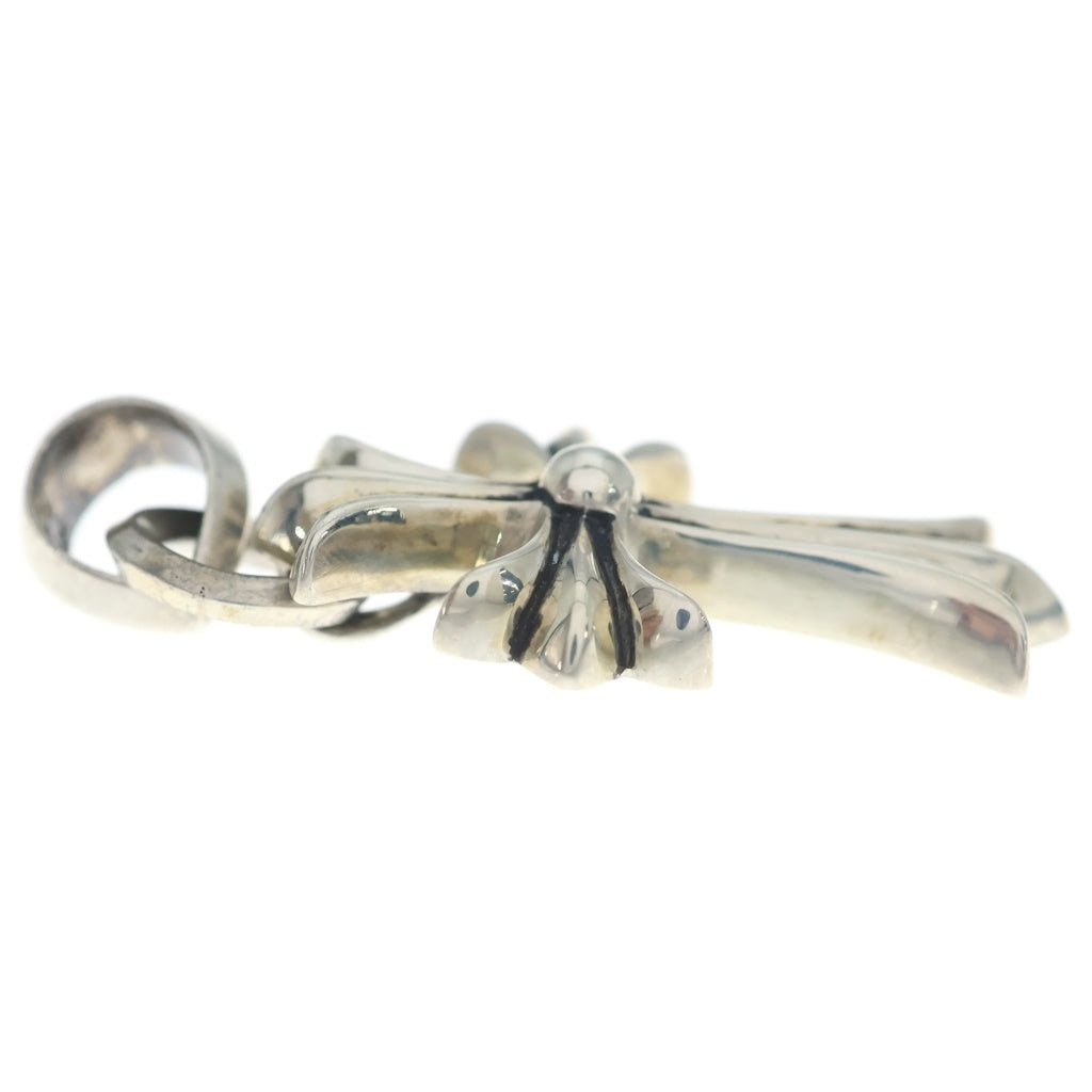 CHROME HEARTS(クロムハーツ) CH CRS SML W/BALE Wベイル スモールCHクロス ペンダントトップ シルバー BCA218