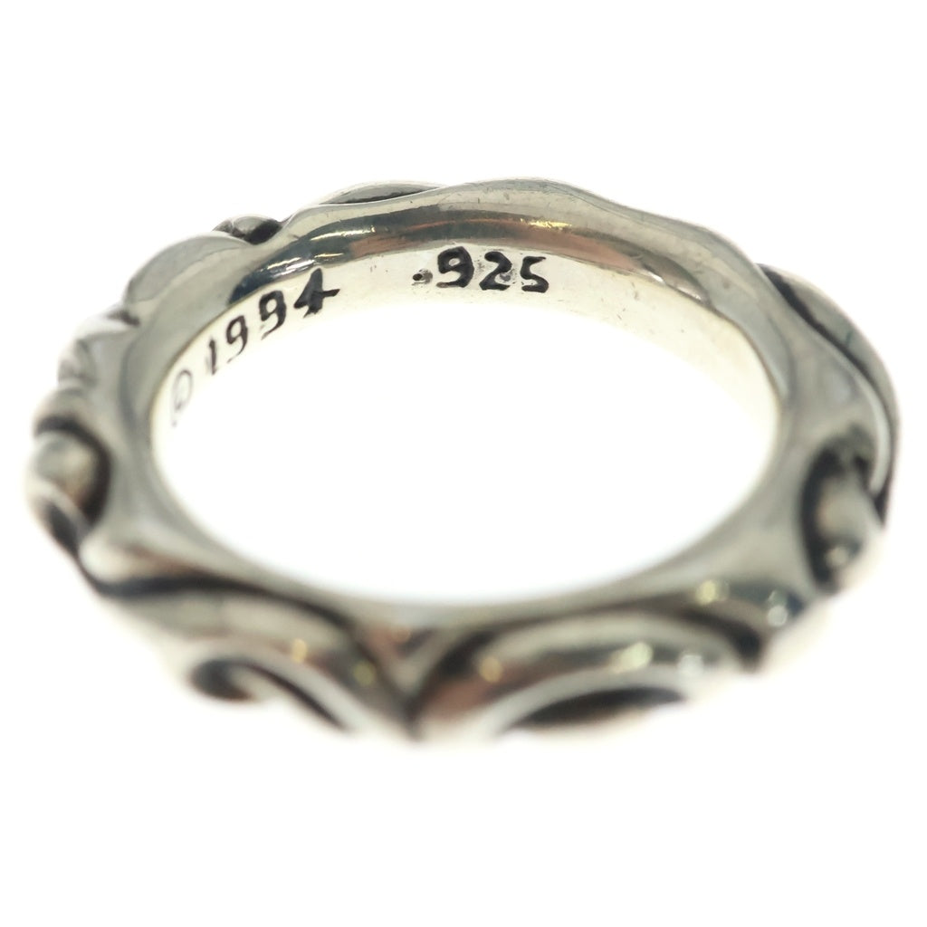 CHROME HEARTS(クロムハーツ) SCRL BAND スクロールバンド リング シルバー #15 BCA351