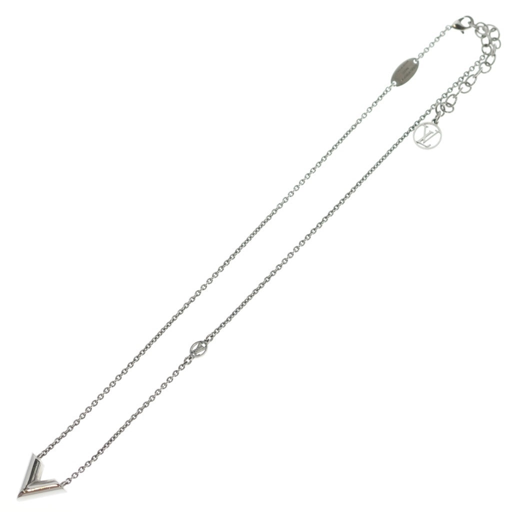 LOUIS VUITTON(ルイヴィトン) エッセンシャルV ネックレス ペンダント チェーン シルバー M63197 レディース