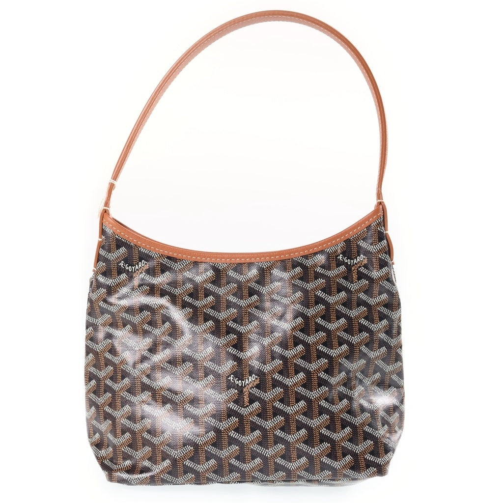 GOYARD(ゴヤール) ボエム ホーボー ミニ ショルダーバッグ ミニトートバッグ ブラウン レザー レディース