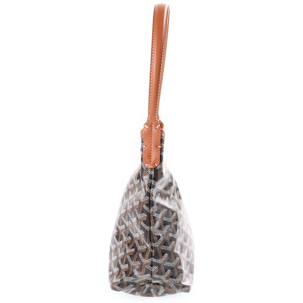 GOYARD(ゴヤール) ボエム ホーボー ミニ ショルダーバッグ ミニトートバッグ ブラウン レザー レディース