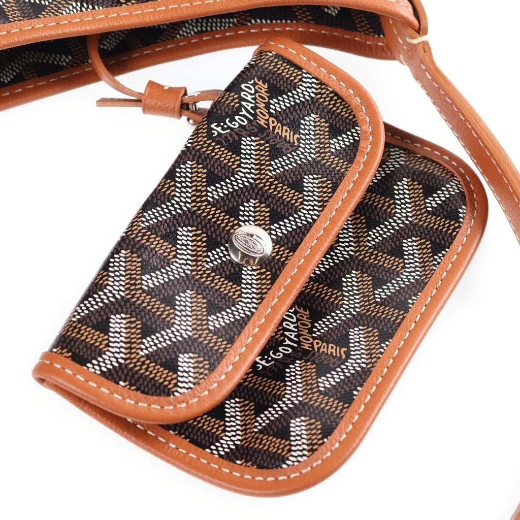 GOYARD(ゴヤール) ボエム ホーボー ミニ ショルダーバッグ ミニトートバッグ ブラウン レザー レディース