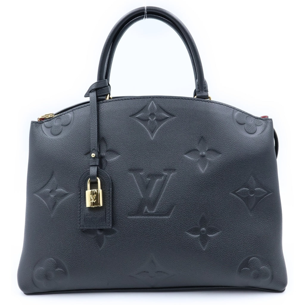 LOUIS VUITTON(ルイヴィトン) モノグラムアンプラント グラン・パレMM レザー ゴールド金具 2WAY ハンドバッグ ショルダーバッグ ICタイプ ノワール ブラック M45811 レディース