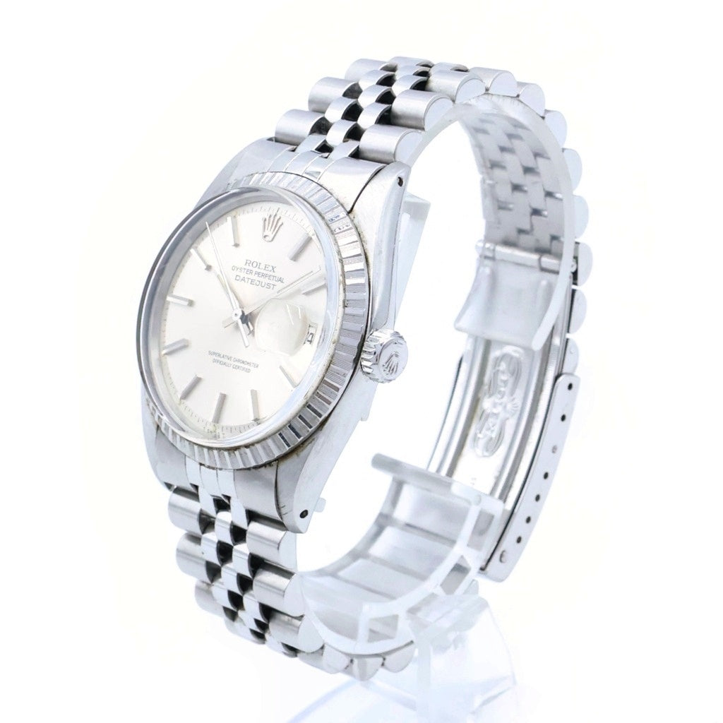 ROLEX(ロレックス) デイトジャスト シルバー文字盤 ステンレス 自動巻き SS/AT 1603 腕時計