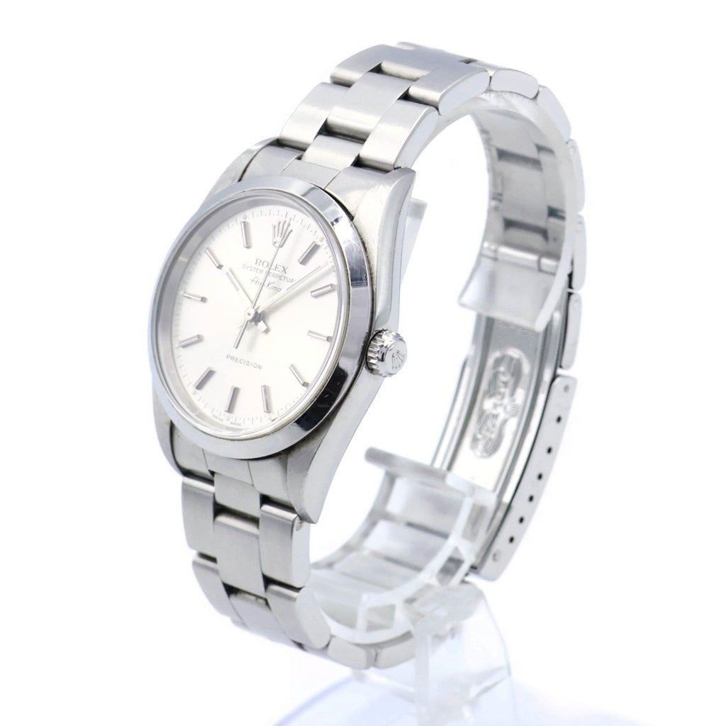 ROLEX(ロレックス) エアキング シルバー文字盤 ステンレス 自動巻き SS/AT 14000 A番 腕時計