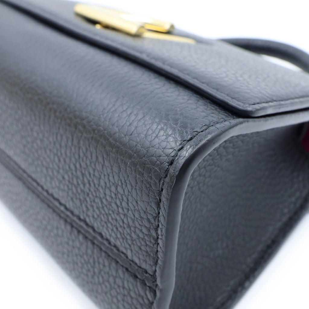 LOUIS VUITTON(ルイヴィトン) トリヨン ツイスト・ワンハンドルBB ハンドバッグ ショルダーバッグ 2WAY レザー ノワール M59091 レディース