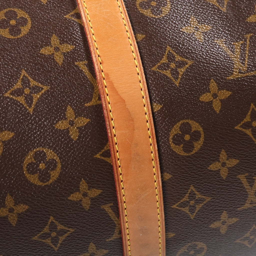 LOUIS VUITTON(ルイヴィトン) キーポル 55 ボストンバック モノグラム PVC レザー ブラウン M41424 レディース